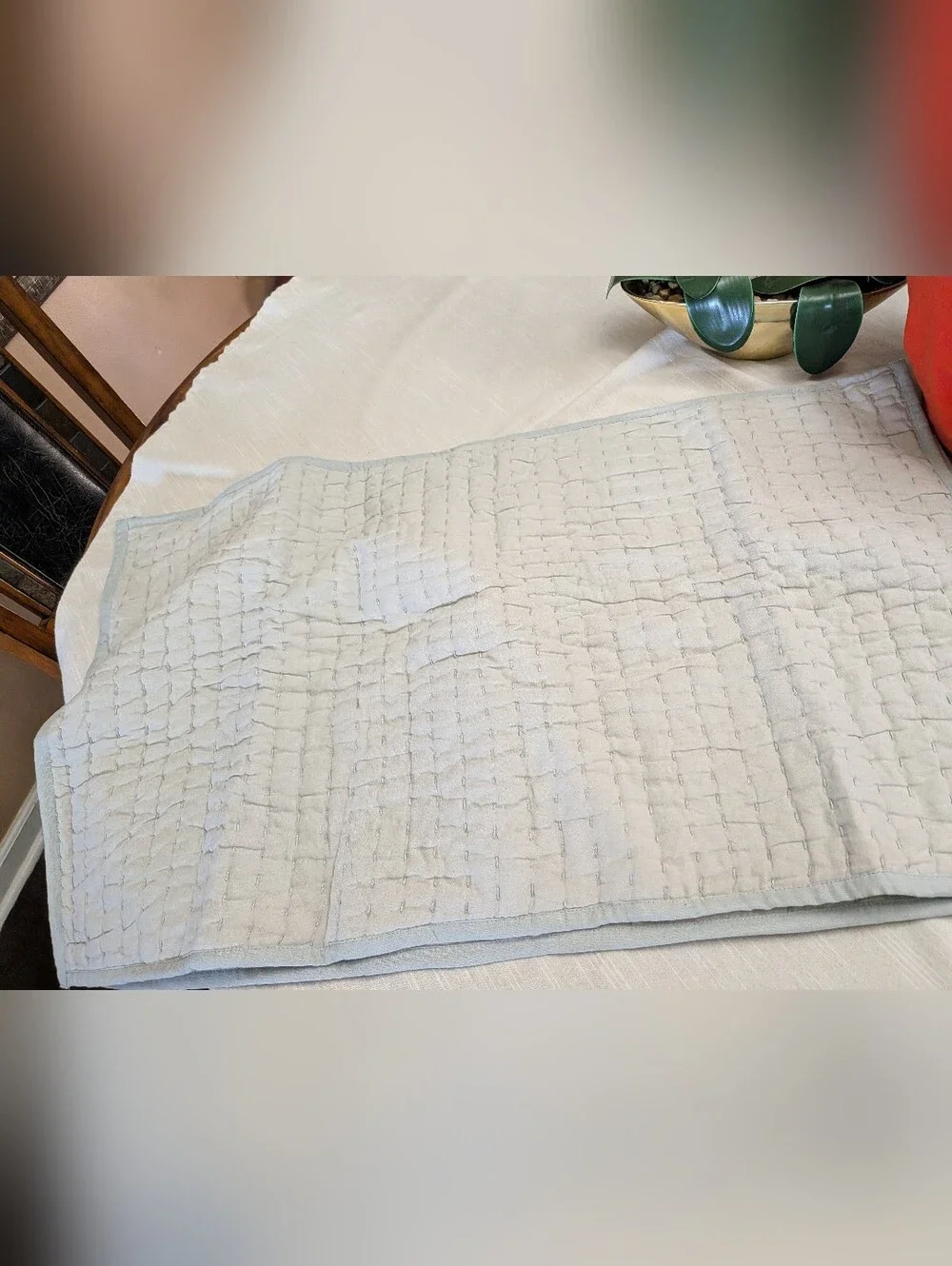European Linen Dream Sham Set King Mist
